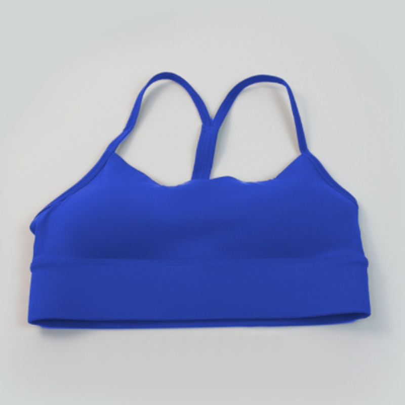 Tabarrage de soutien-gorge de yoga pour femmes avec coussin de poitrine gymnase de gymnase