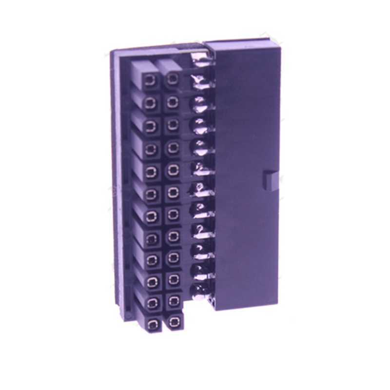 Adaptateur de prise d'alimentation ATX 24 broches Atx 90 degrés, 24 broches à 24 broches, connecteurs de carte mère, câbles d'alimentation modulaires