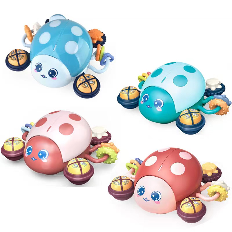 Music ladybug toys Multi fuNction cartoon animal music baby toddler educational toys qipanwe manufacture
