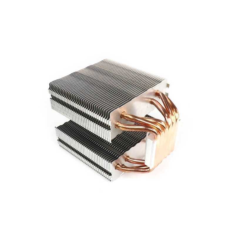 6 Copper Pipe Double Tower RGB Cpu Radiator Cooler 90MM 3Pin Fan 775 1150 1155 1366 1356 AM3 AM4 X79 Heat Sink 2011-V3