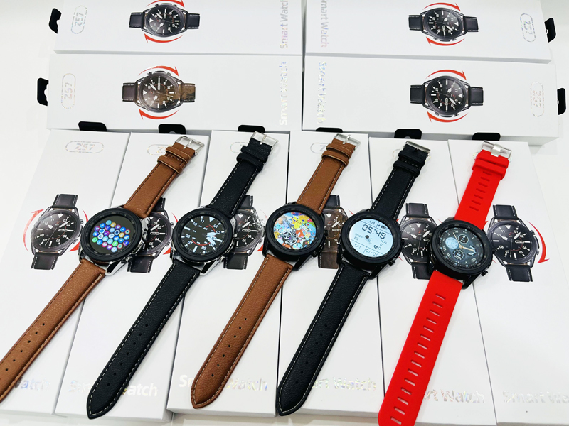 Z57 Smart Watch Full Circle Touch Screen Smart BT Call Na rękę na rękę wiele trybów sportowych Monitorowanie tętna Smartwatch 2023