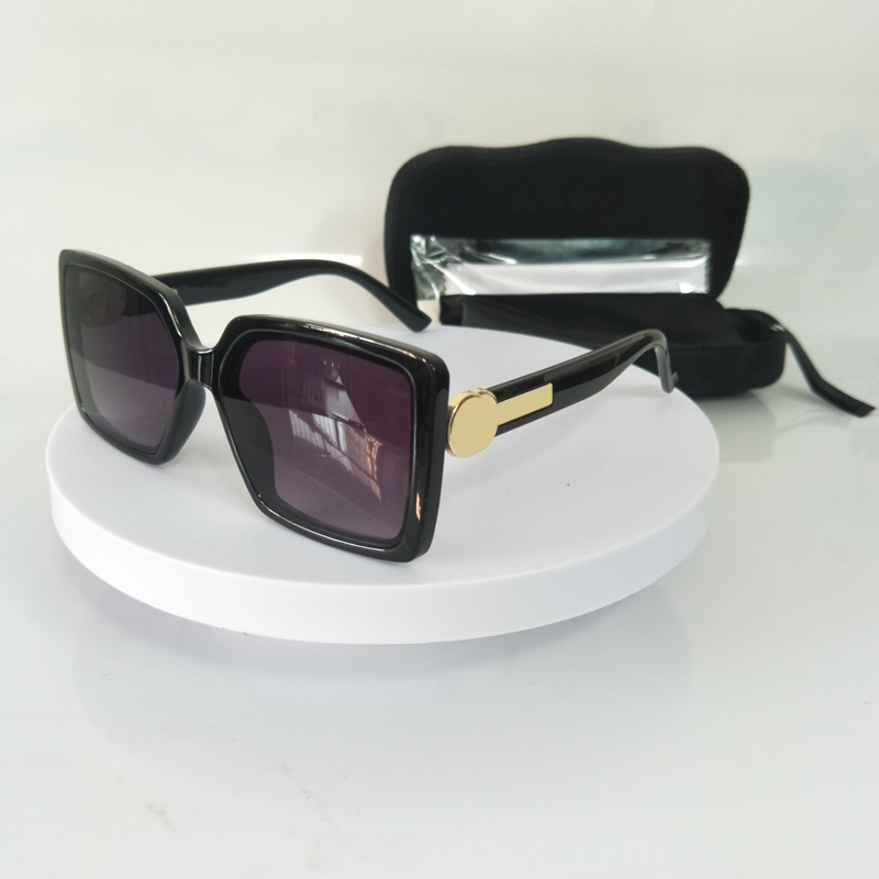 여성을위한 사각 선글라스 UV 보호 남성 태양 안경 트렌드 디자인 고글 풀 프레임 안경
