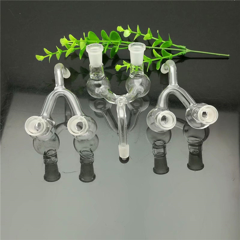 2023 Europe and Americaglass pipe bubbler smoking pipe water Glass bong Transparent catapult glass adapter 10mm