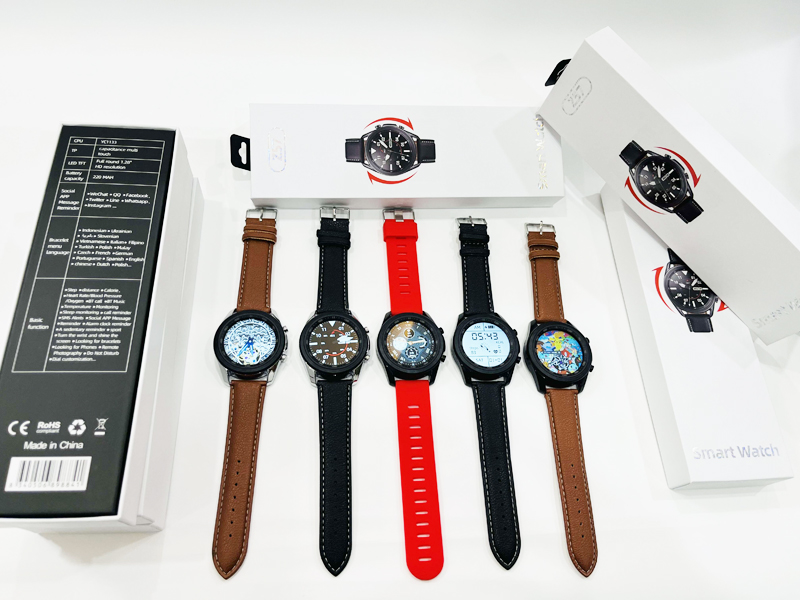 Z57 Smart Watch quadrante rotondo lunetta girevole chiamata BT Relogio Smartwatch fitness tracker monitoraggio della frequenza cardiaca orologi da polso uomo