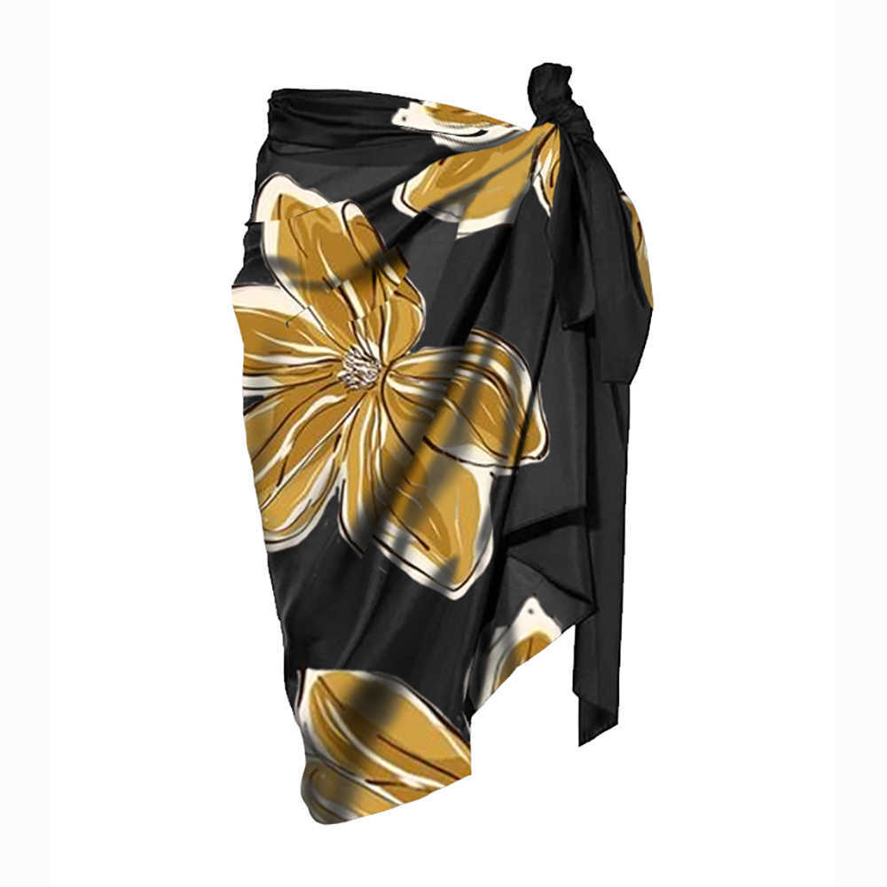 Dames badmode 2023 Nieuwe bikini's bloemenprint Een schouder uit één stuk zwempakken zomer strandkleding vrouwen duwen driehoek zwemblaas surfslijtage luxe t230303