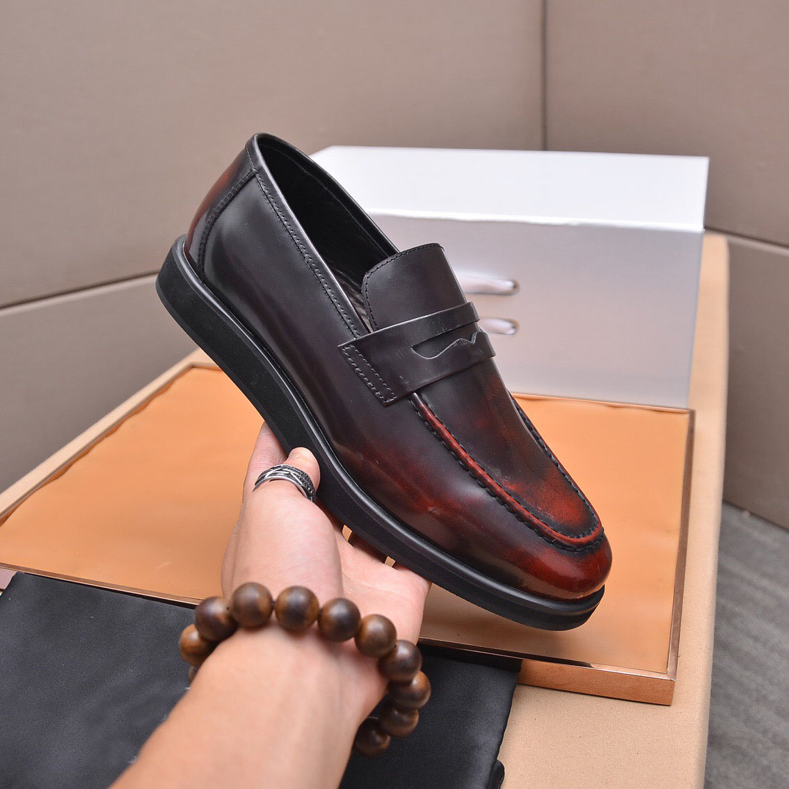 New Arrival 2023 Men Formal Dress Shoes Fashion Casual Loafers Brand Designer Genuine Leather Sports Flats Size 38-45