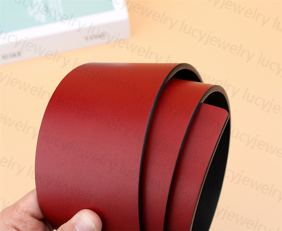 Designerbälten kvinna lyxigt brett bälte äkta läder mode bokstav spänne bredd 7 0 cm röd och svart 2 färg280h