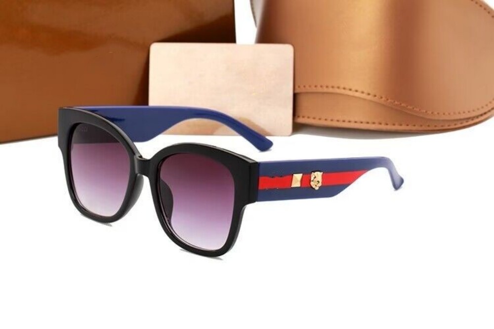 Gafas de sol clásicas Lente Polaroid Carta de diseñador para mujer Gafas para hombre Gafas senior para mujer Marco de anteojos Vintage Metal Sun Gl296J