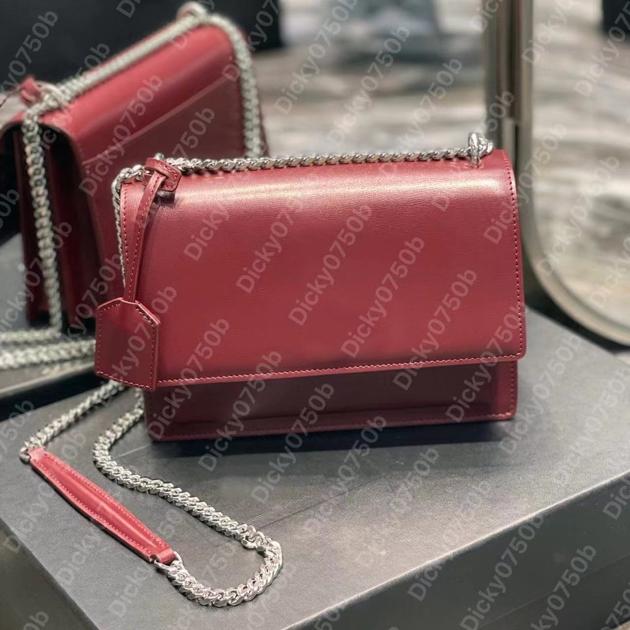 مصمم محفظة النساء حقائب الغروب حقائب التمساح حقيبة كتف Tasche Crossbody الفاخرة حقيبة يد سوداء محفظة حقيبة ساعي dicky0750b Weave Satchel Crocodile