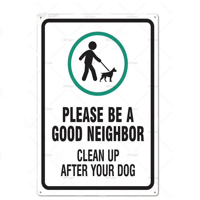 حذار من الكلب الصفيح علامة تحذير معادن دخول الكلب علامة جدار ديكور ساحة علامة لا التعدي