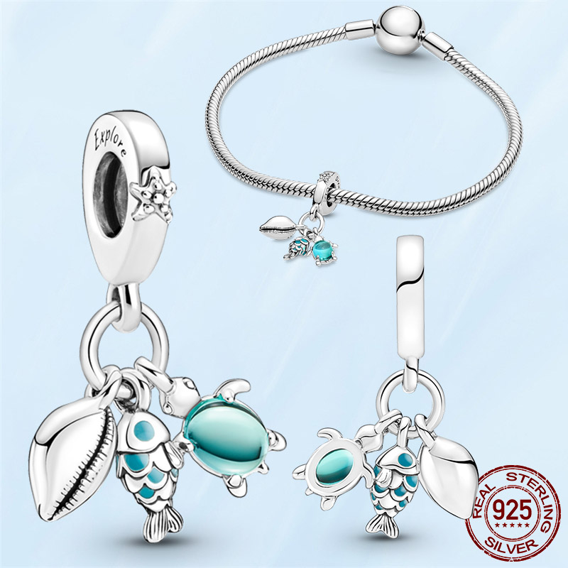 Pandora S925 Sterling Silver Certificato di laurea Fascino Gioielli da appendere Adatto bracciale Gioielli di moda fai-da-te