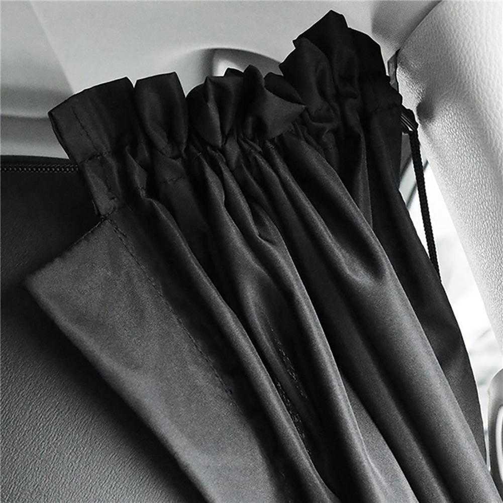 New Car Divider Curtains Front Rear Partition Sun Shade-privacy Travel Interior Sunshade Shades Detachable Simple Curtain