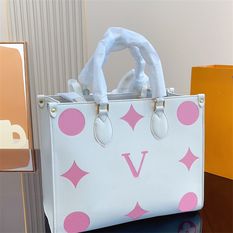 Torebka designerska TOTE Fashion Women Klasyczny kolorowy kolor luksusowy torba na zakupy wiosenne i letnie torby drukowane list