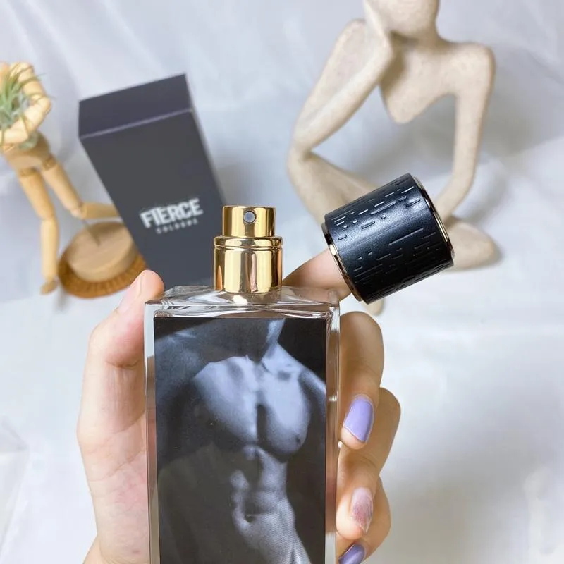 Famous brand Men Fragrance 100ml Fierce Perfume Eau De Cologne 3.4fl.oz Long Lasting Good Smell af Man Parfum Spray Fast Ship High Version Quality