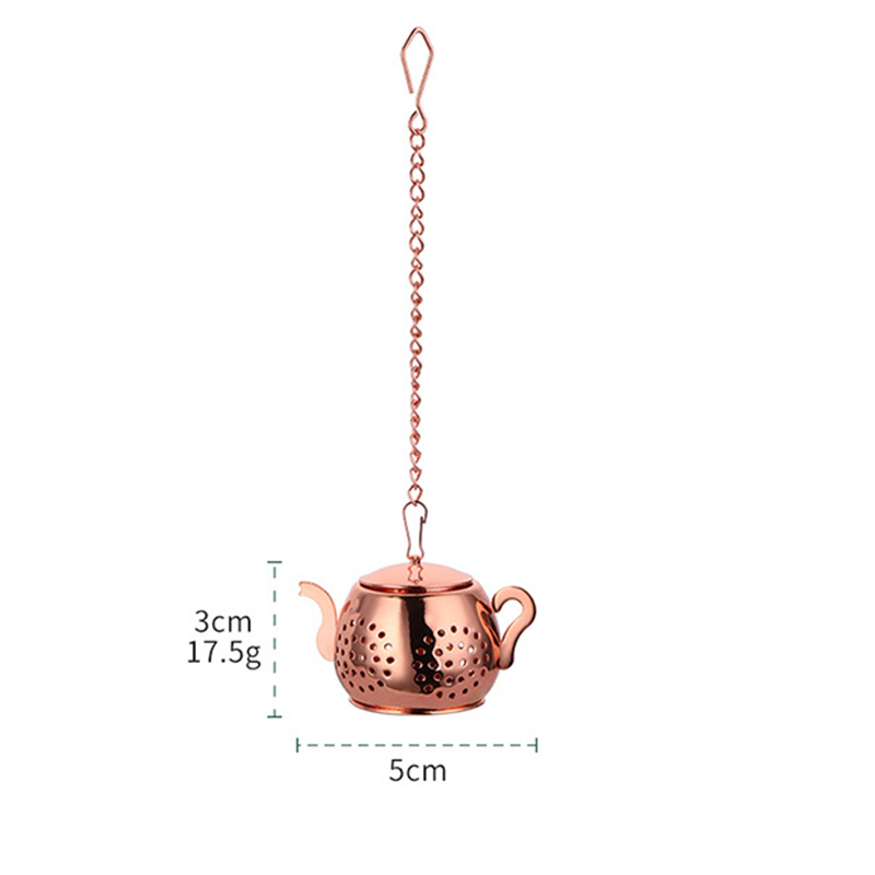 Gold 304 Stainless Steel Tea Tea Tools Infuser Teapot Tray Spice Tea Strainer Herbal Filter Teaware Accessories Kitchen Tools tea infuser