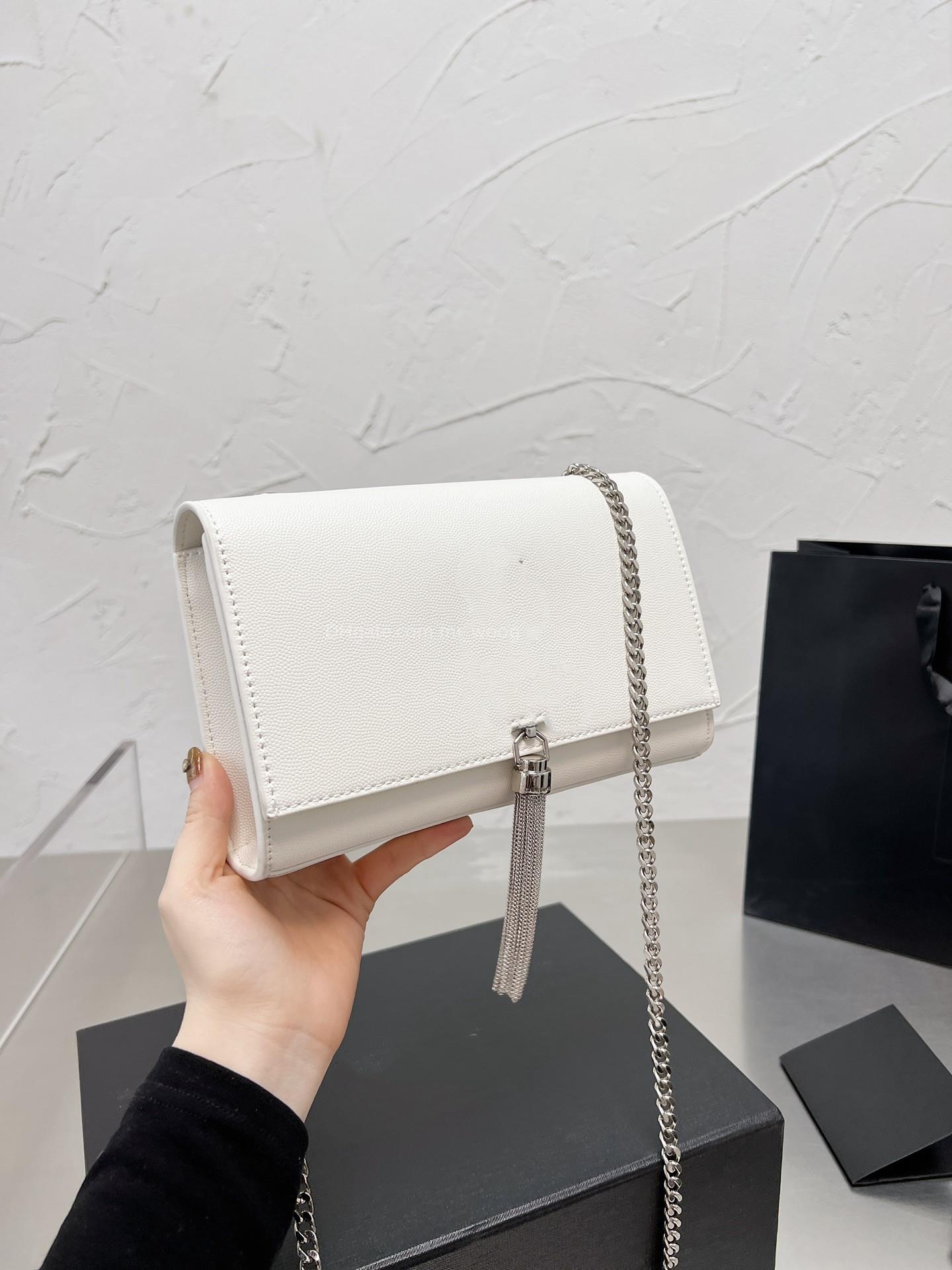 Classic Fashion Women Bag Bag Luxury Designer Bag One-Blower Portable Messenger Comwork Chail