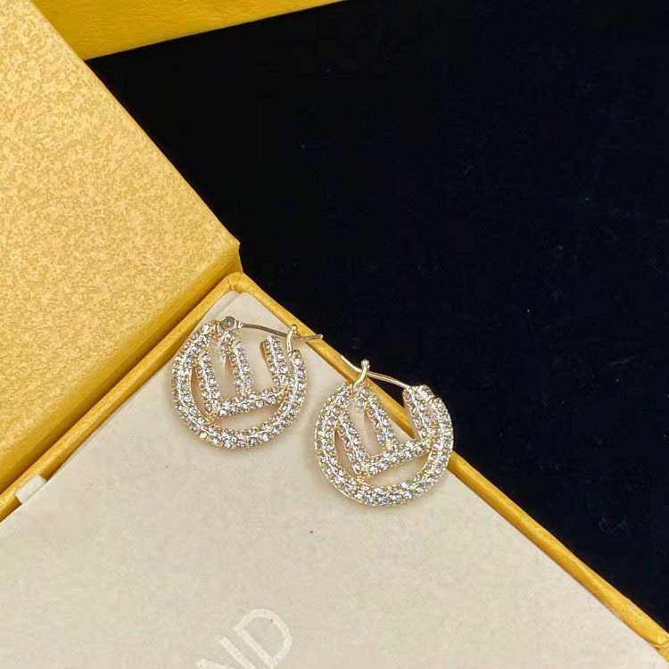 2023 New Luxury High Quality Fashion Jewelry for new ring personalized temperament earrings celebrities' exquisite atmosphere high-grade sense Earrings