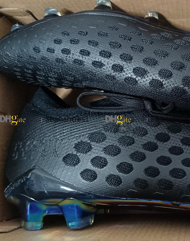 حقيبة الهدايا جودة رجال كرة القدم عالية أحذية Hypervenom Phantom Ultra Venom FG Firm Ground Cleats Neymar ACC Soccer Shoes Simply Botas de Futbol US 6.5-11