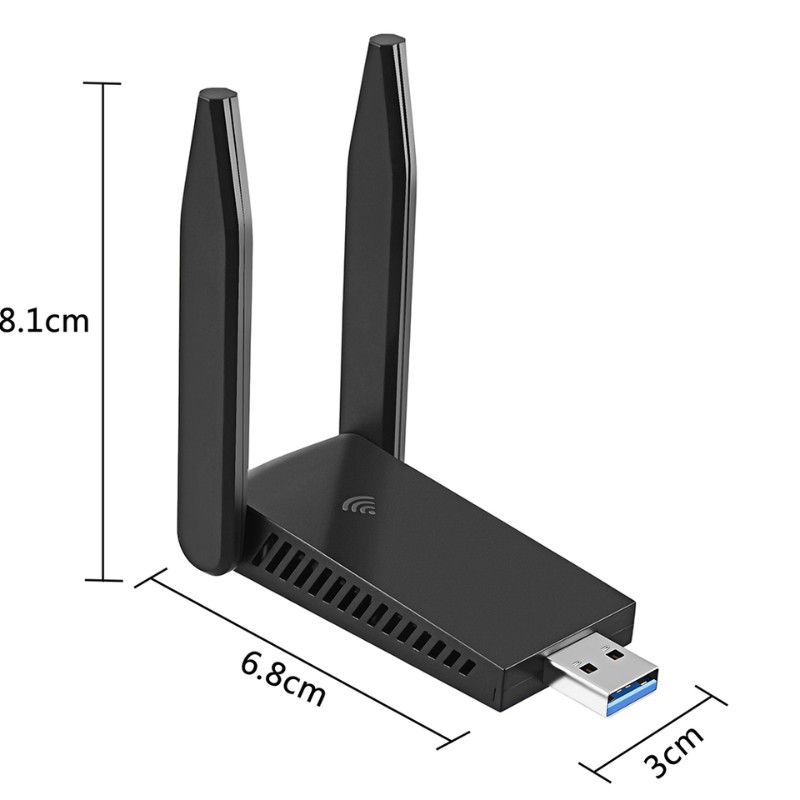 Stabiel 1300M Sneller Sterk Signaal Desktop Laptop Wifi Ontvanger USB 3.0 Drive Gratis 2.4G/5.8G dual-band Draadloze Netwerkadapters