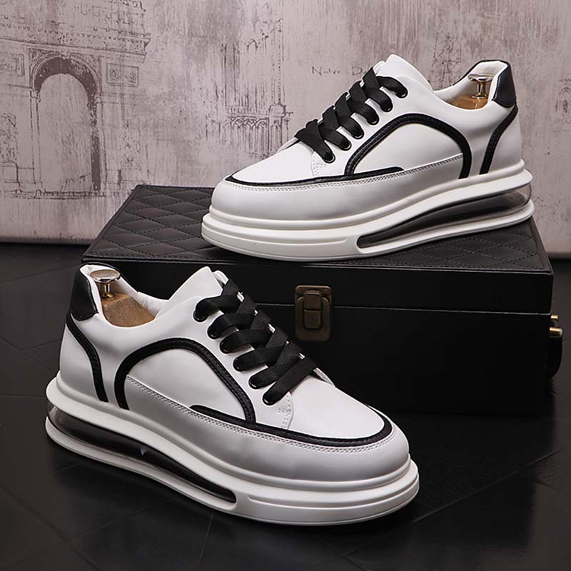 spring Men's Casual Shoes Microfiber skin breathable Sneaker Flat Shoes Comfortable Sports Running Non-slip Male Shoes Vulcanized Shoes