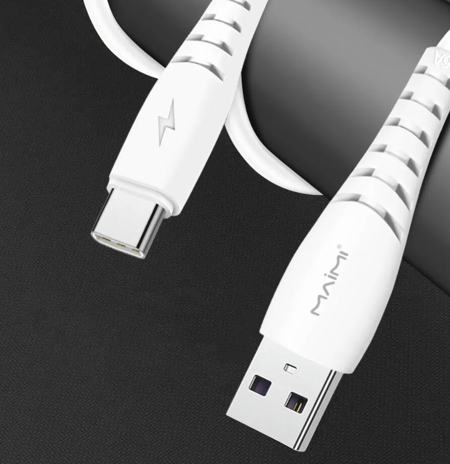 Maimi X39 Cables 6A PD Snabb laddning av mobiltelefonkabel Micro USB Type-C USB-laddningsdatakabel för smartphone