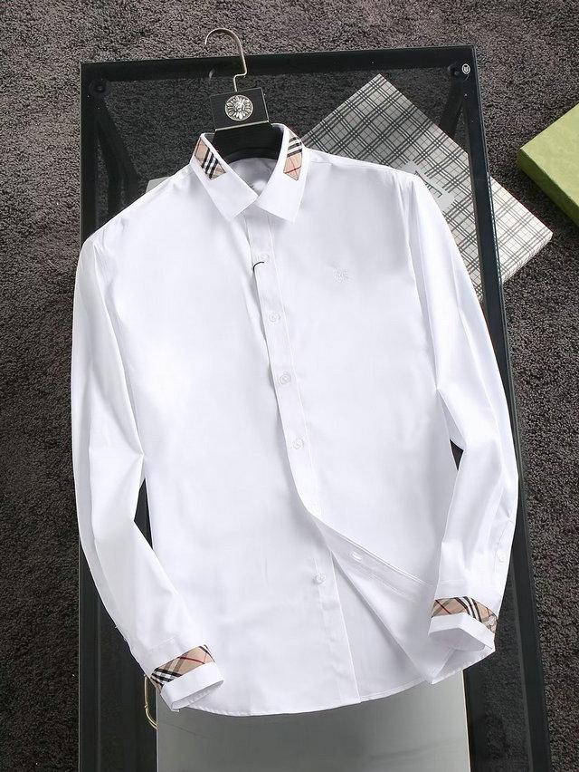 Fashion Men's Shirts luxury Mens Business Casual Shirt men Dress Shirts Long Sleeved Slim Fit Shirts Men Medusa Shirt01