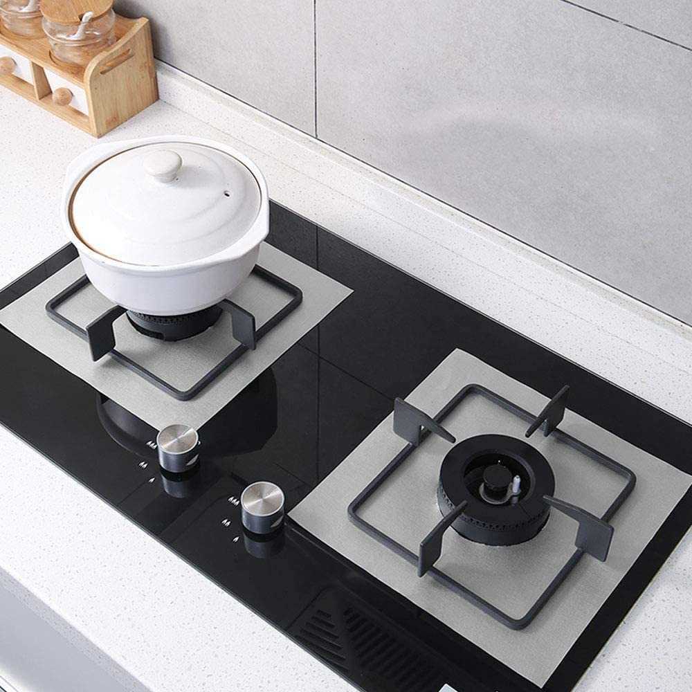 4/Gas Stove Protectors Cooker Cover Kitchen Tools Liner Clean Mat Pad Gas Stove Stovetop Protector for Kitchen Cookware Accessories