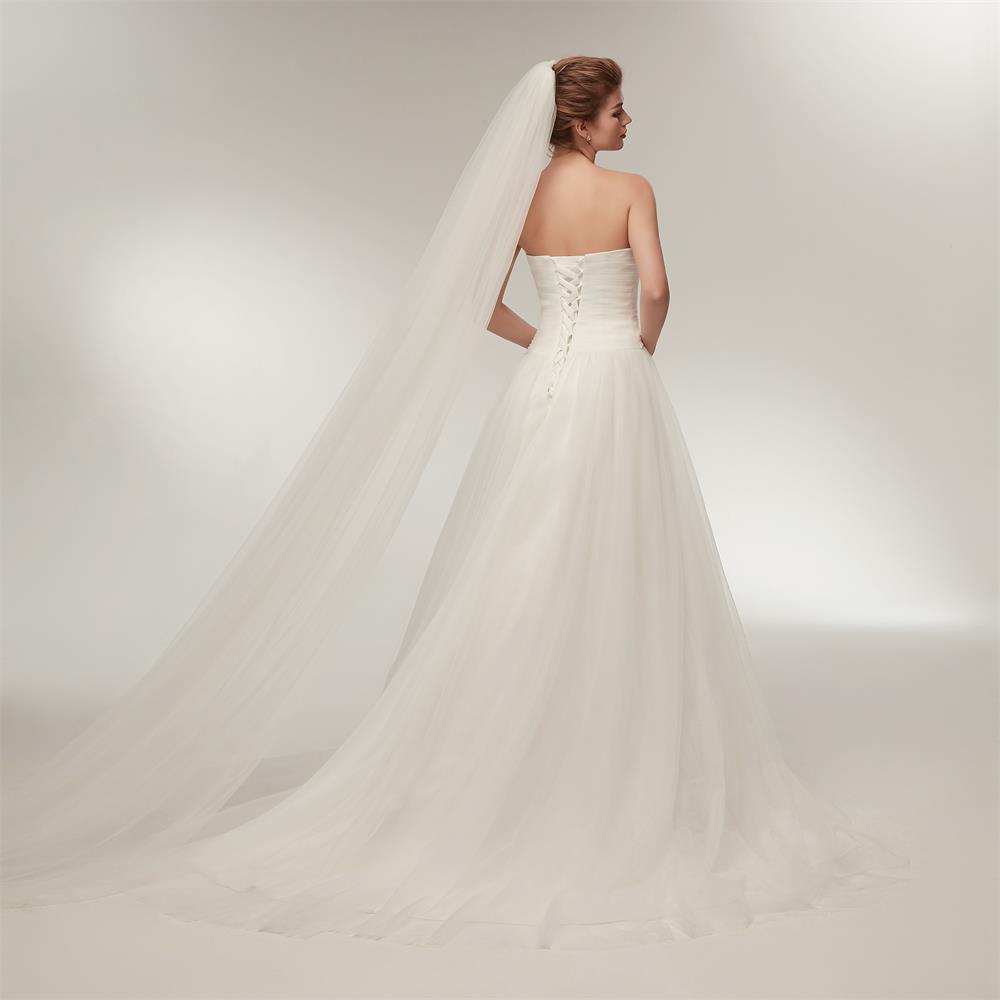 Nowa suknia ślubna Sprężyna Nowa biała trend A Projekt Sweetheart Ens631