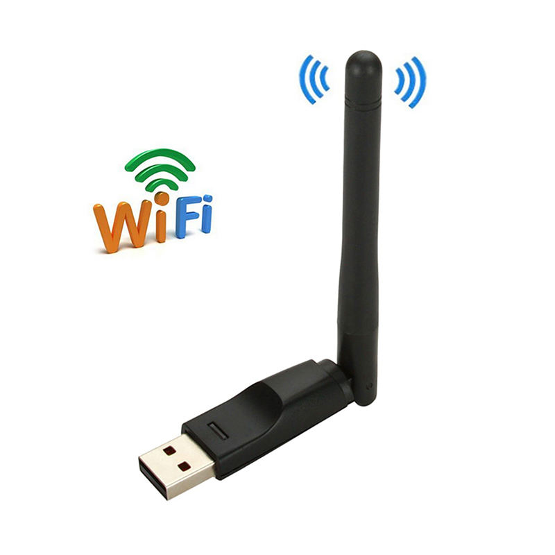 DONGLE USB MINI USB USB DONGLE MT7601 150MBPS USB2.0 Schede di rete WiFi Adattatore WiFi laptop TV Computer TV Box