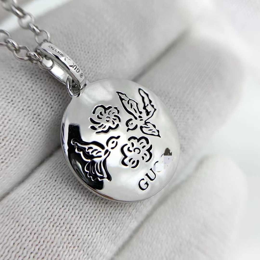 60% OFF 2023 New Luxury High Quality Fashion Jewelry for fearless heart-shaped Skeleton tiger bird song flower high version lovers personality necklace