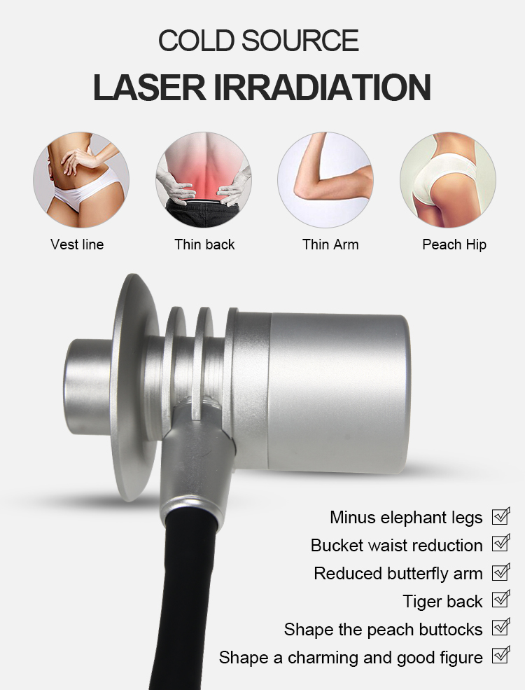 Skönhetsartiklar EMS Cryo Slimming Pad 6D Lipolaser Electrical Muscle Stimulation Laser Shaper 6D Laser Red Light