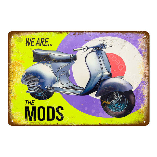 Klasyczne retro trasy 66 Motorcylces Tin plakat pubowy baraż garażowy dekoracje cyny znaki retro vintage metalowa płyta MV Personalizowany wystrój rozmiar 30x20 cm W02