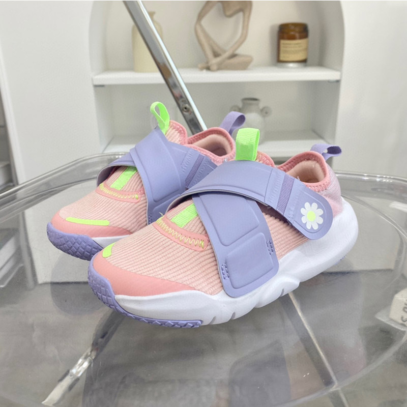 2023 Flex Advance Se Little Kids Shoes 어린이 어린이 유아 킥 멀리 떨어진 자정 해군 제국 블루 오렌지 흰색 야외 운동화 24-35