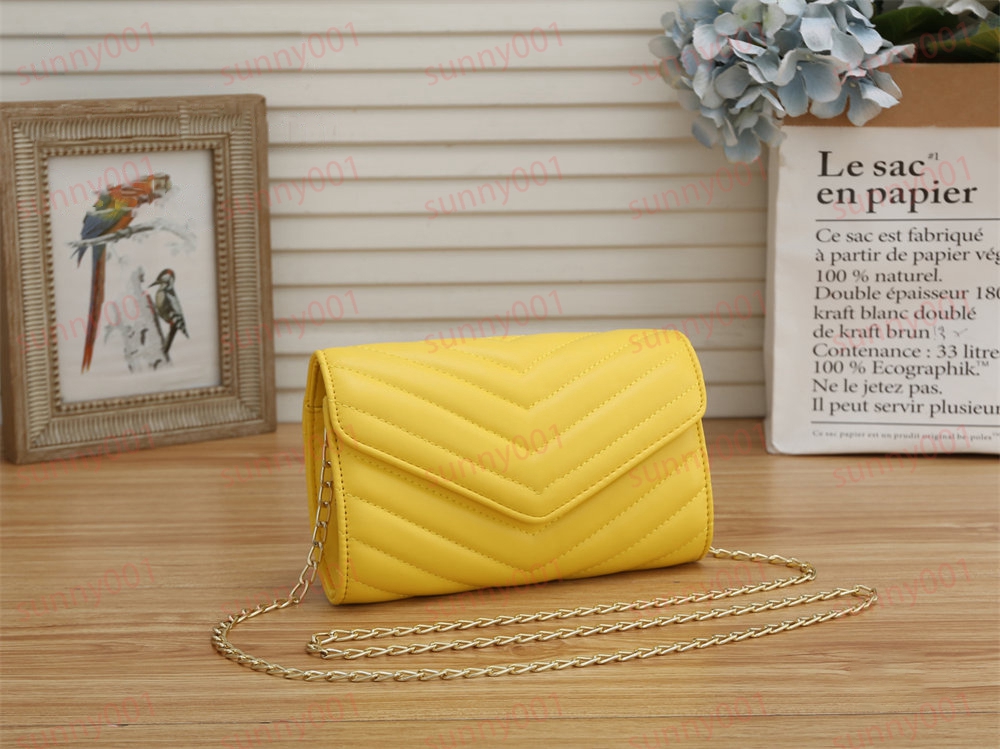 New Women's Bag Cross Body Bag Summer Versatile Envelope Bags Multiple Colors Luxury Messenger Wallets Change Pocket Sizes 21*13*7 cm