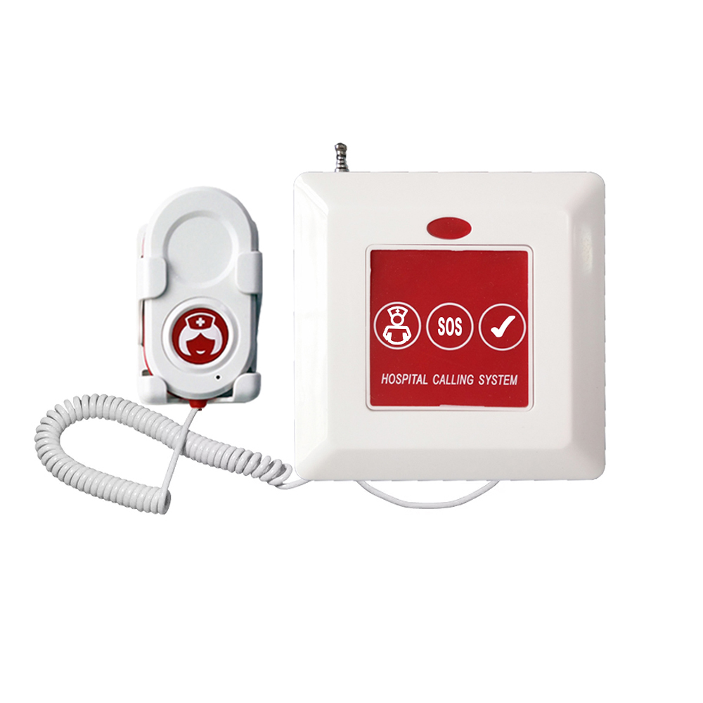 Eletrônica Koqi Wireless Chamada de emergência Sistema de campainha 1 Tela da estação de enfermagem com 10 pacientes transmissores de mão