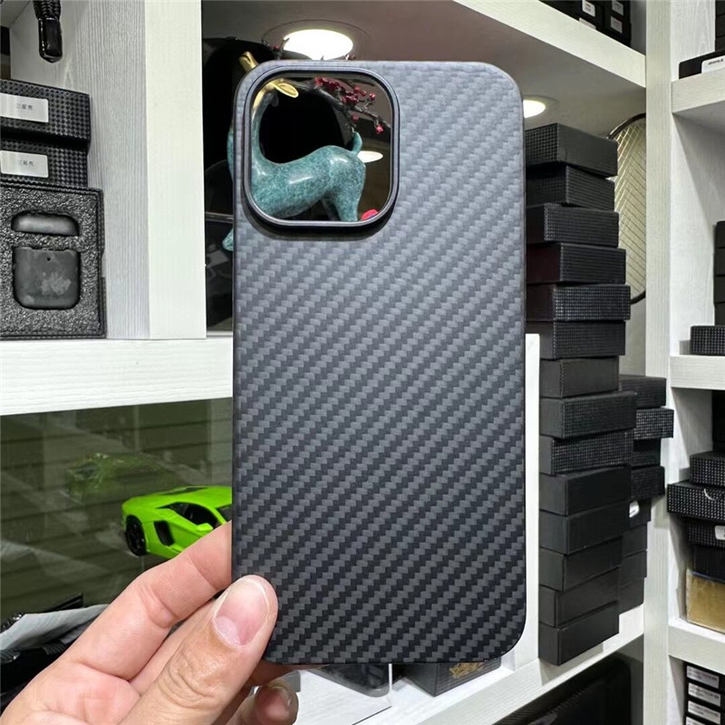 Oryginalna szczupła obudowa z włókna węglowego dla iPhone'a 14 Pro Max 14pro MATETIC MAT ARMOR Okładka