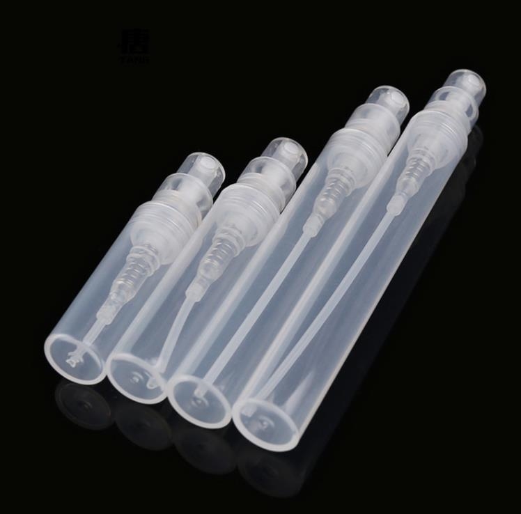 Mini bouteilles vides à pompe en plastique, 5000 pièces2ml, 3ml, 4ml, 5ml, pour échantillon de parfum, en Promotion maintenant SN715