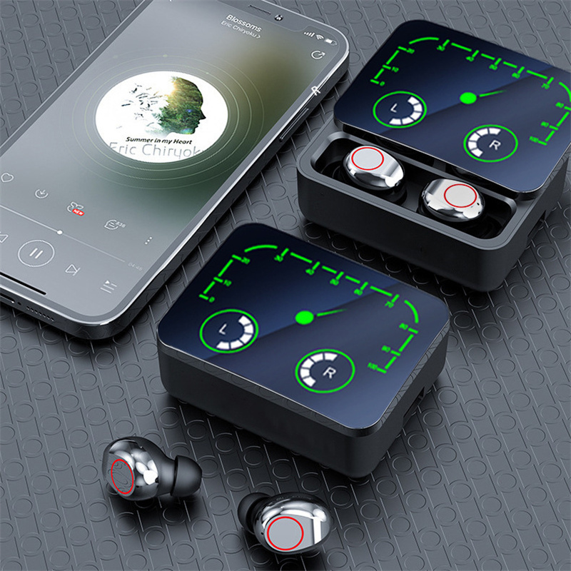 TWS M90 MAX Trådlösa hörlurar Gaming Earphone Bluetooth 5.3 Sport Earbuds Music Headsets för iPhone Xiaomi Gratis frakt