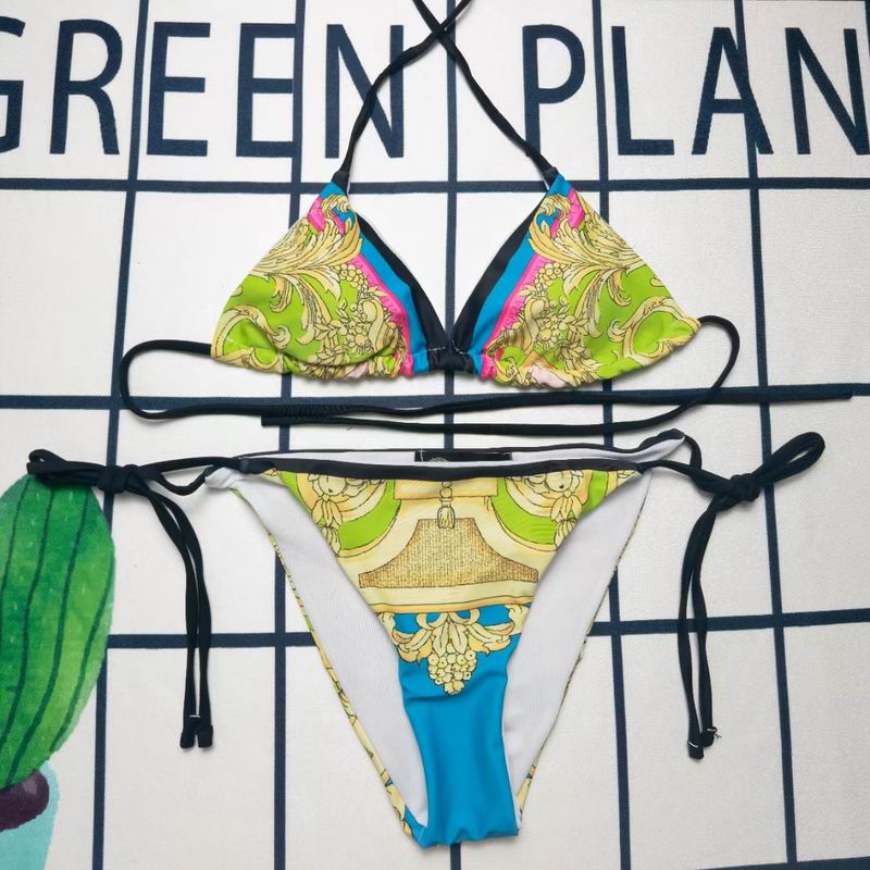 Realfine 5A水着vs Twopiece Greca Border Bikini水着の豪華なデザイナーのためのLuxury Designer for size sxl