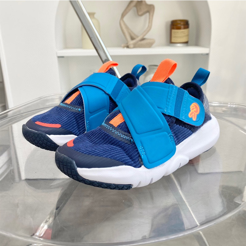 2023 Flex Advance SE Little Kids Shoes 어린이 키즈 토들러 킥 FAR out Midnight Navy Imperial Blue Orange White 아웃도어 스니커즈 사이즈 24-35