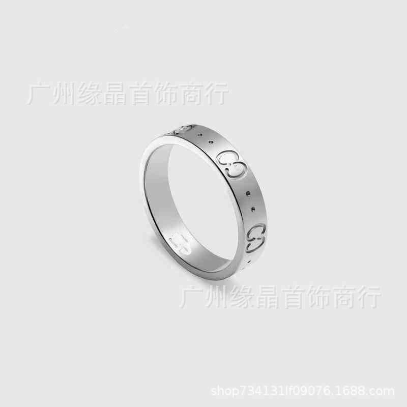 20% de réduction sur tous les articles 2023 Nouveaux bijoux de mode de luxe de haute qualité pour double ins hommes Croix couple niche design hip hop en argent sterling bague de queue femmes