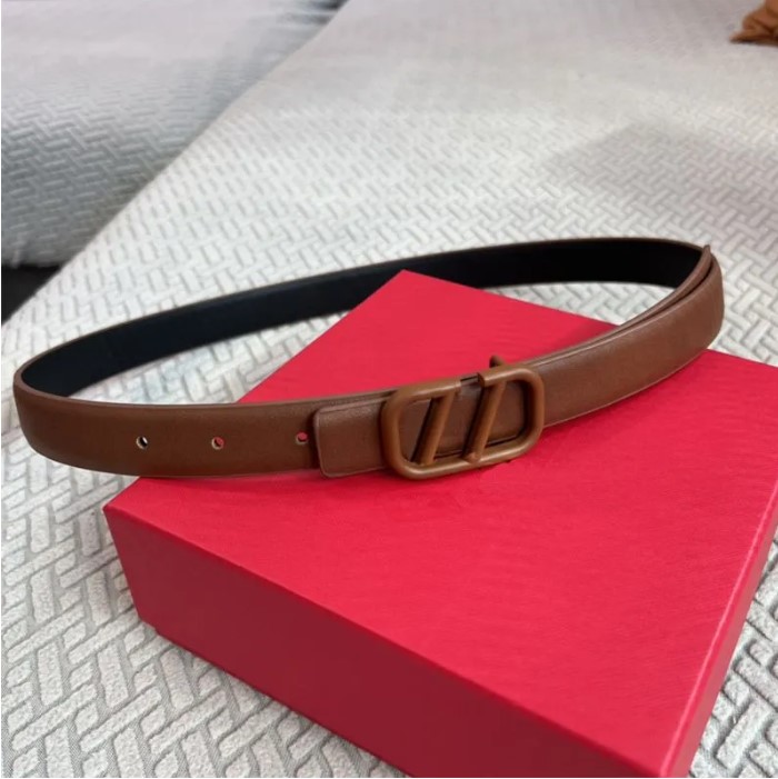 Womens Designer Belts Fashion Genuine Leather Belt Luxury Waistband Cintura Ceinture For Men Thin Gold Red Buckle V Waistbands Width 2 332F