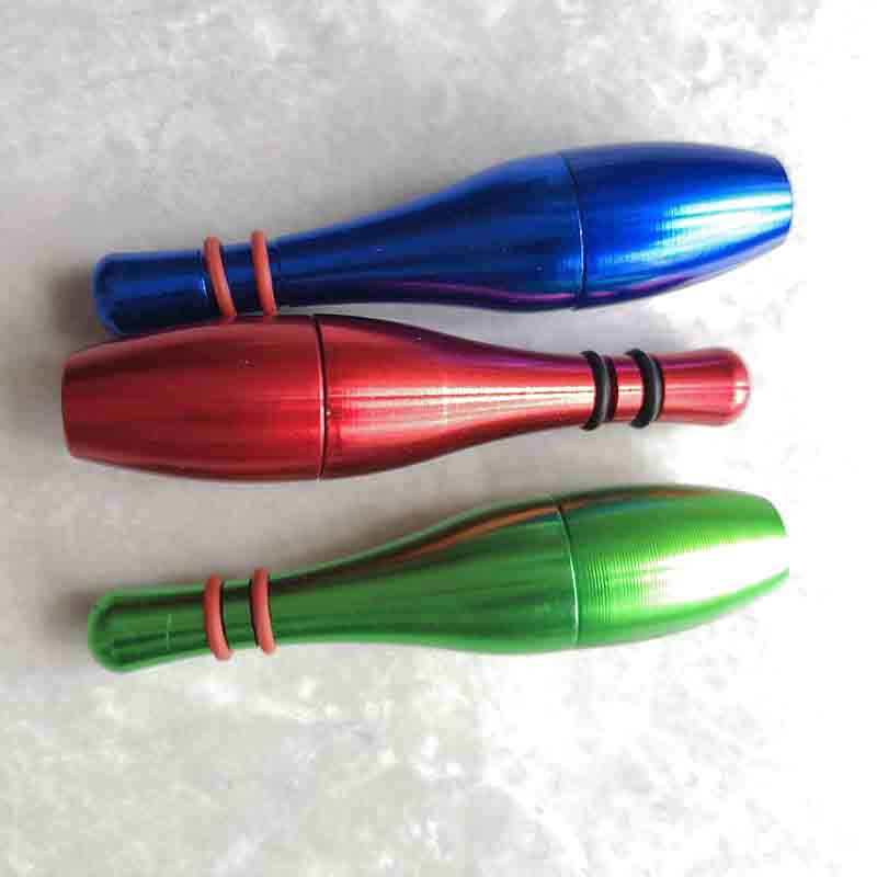 bowling bottle Ball Smoking Pipe 78mm metal filter tobacco Dry Herbal cigarette holder Jamaica hand pipes Tools Accessories