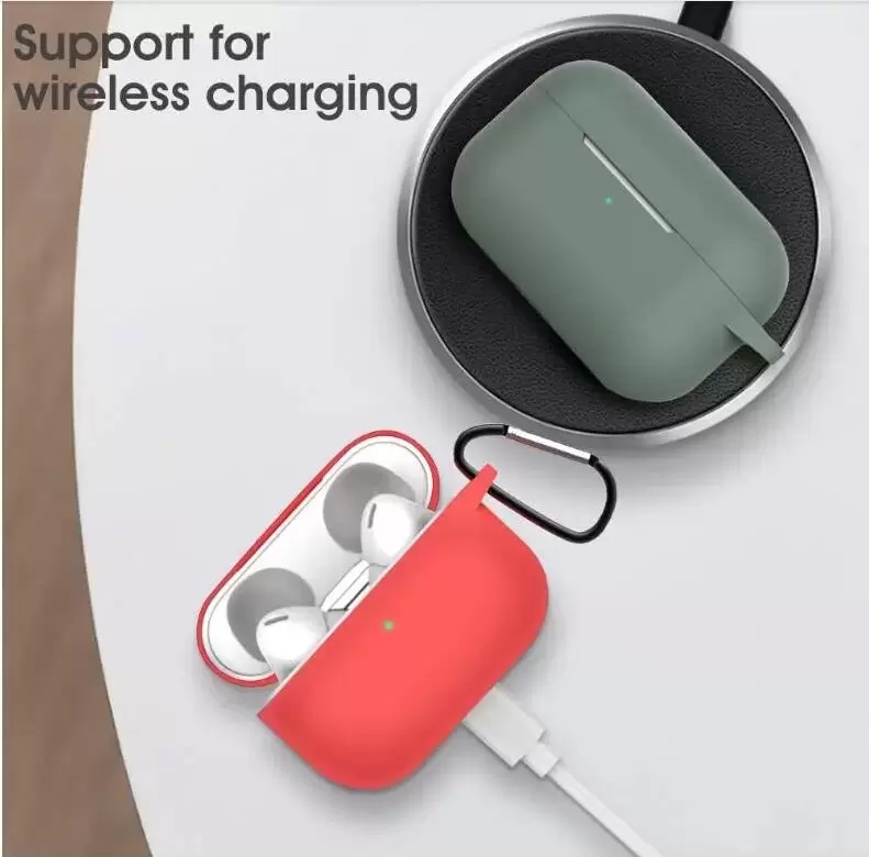 /działka dla Apple AirPods Case Silikonowe słuchawki Soft Ultra cienki obrońca Airpod Cover Earpod Case Anti-Drop Airpods Pro Case DHL Wysyłka