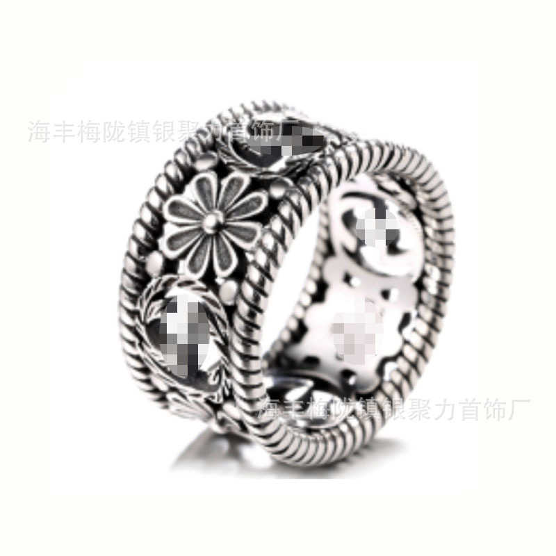 Top designer jewelry sterling silver ring is worn-out with complete range of Daisy rings men and women