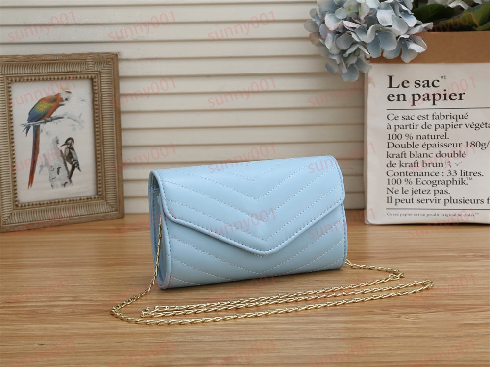 New Women's Bag Cross Body Bag Summer Versatile Envelope Bags Multiple Colors Luxury Messenger Wallets Change Pocket Sizes 21*13*7 cm