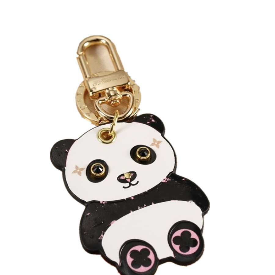 Najnowsze Panda Unisex portfel na klucze Klasyczna marka Cartoon Miłośnicy zwierząt Brelok Kobiety i mężczyźni Torby na ramię Totes Crossbody Brelok Świąteczny prezent