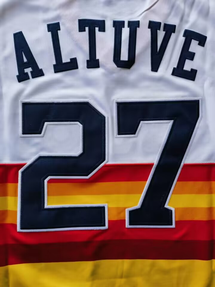 2024 Custom S-4XL Alvarez Jersey 44 Alvarez 7 Biggio 27 Jose Altuve 34 Nolan Ryan George Springer Michael Brantley Yuli Gurriel 2 Alex Bregman astros Baseball jerseys