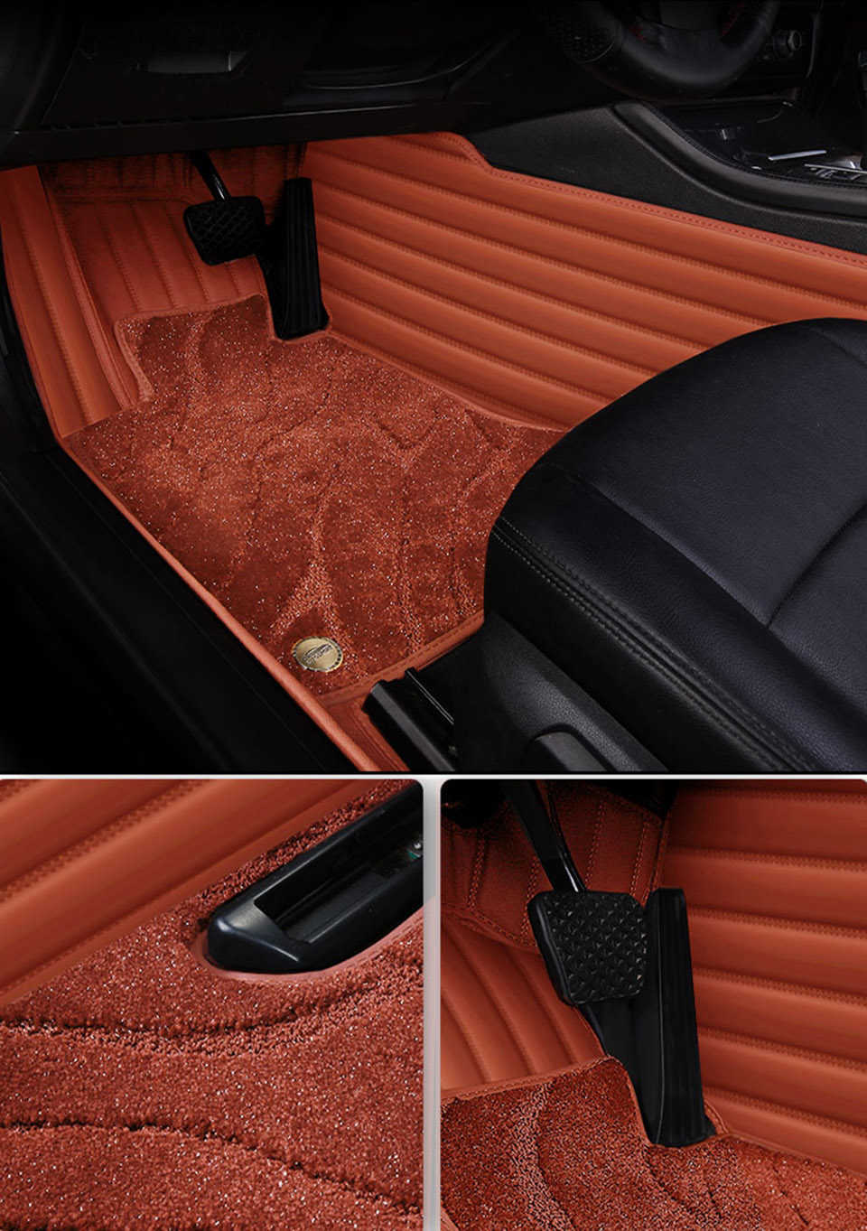 Dywany oryginalne skórzane maty podłogowe samochodu dla BMW x5 E70 2008-2013 Alfombrillas Coche tapis de sol voIto tapetes para carro akcesoria R230307