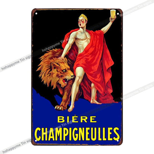 Funny Beer Vintage Tin Painting Decoration Poster Signs For Wall Bar Pub Club Cafe Retro Metal Plaque Home Decor Plates 30X20cm W03